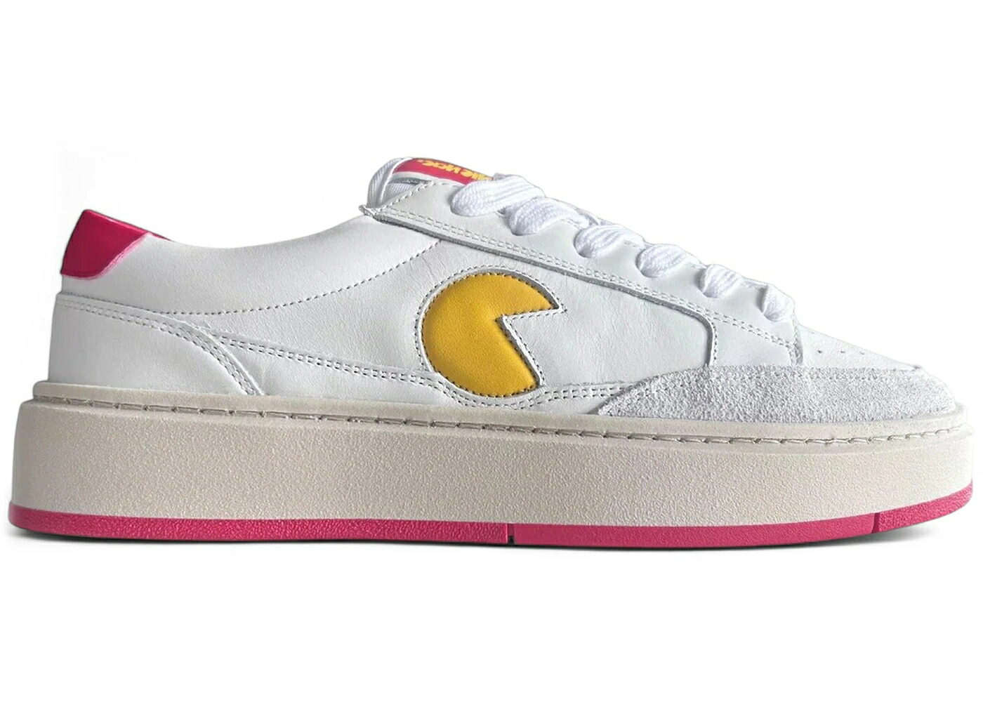 ソサエティー 白色 ホワイト 黄色 イエロー ピンク MAC'S スニーカー メンズ FLOWERS FOR SOCIETY FLOWERS FOR SOCIETY SENSE LEVEL / WHITE YELLOW PINK|スニケス