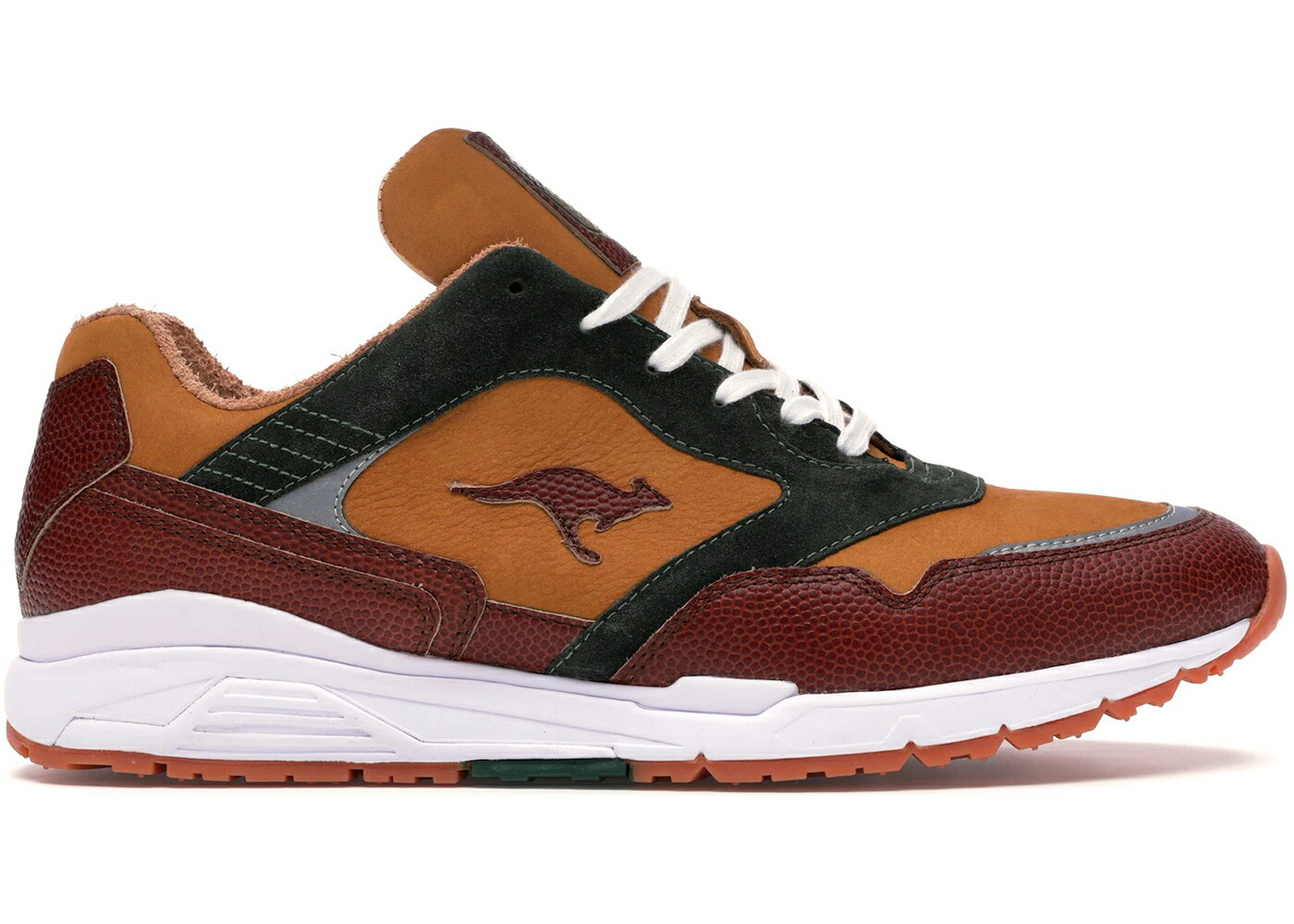 アルティメイト 赤銅色 赤銅色 緑 緑であること スニーカー メンズ KANGAROOS ULTIMATE MEMORY OF 34 / SADDLE BROWN GREEN