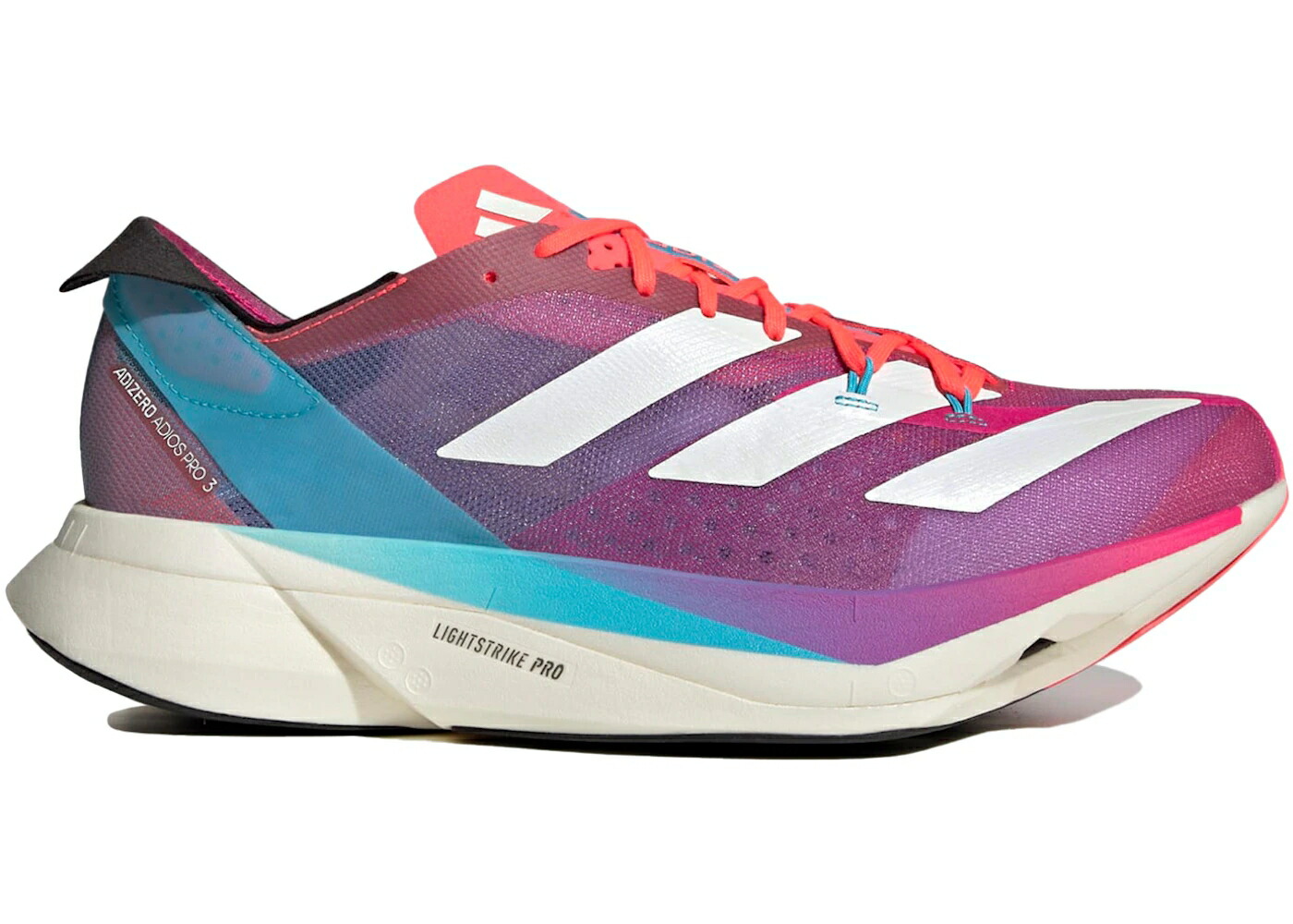 アディダス アディオス プロ ピンク シアン 白色 ホワイト スニーカー メンズ ADIDAS ADIOS PRO 3 SIGNAL PINK CYAN / SIGNAL PINK CLOUD WHITE SIGNAL