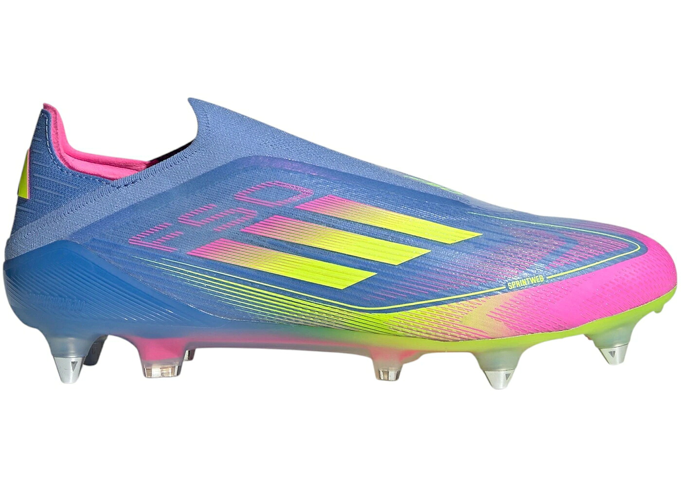 アディダス エリート 青碧 青色 核融合反応 サクラ色 スニーカー メンズ ADIDAS F50 ELITE LACELESS SG BLUE FUSION LUCID LEMON PINK / BLUE FUSION LUCID LEMON LUCID スニーカー-メンズ靴-靴