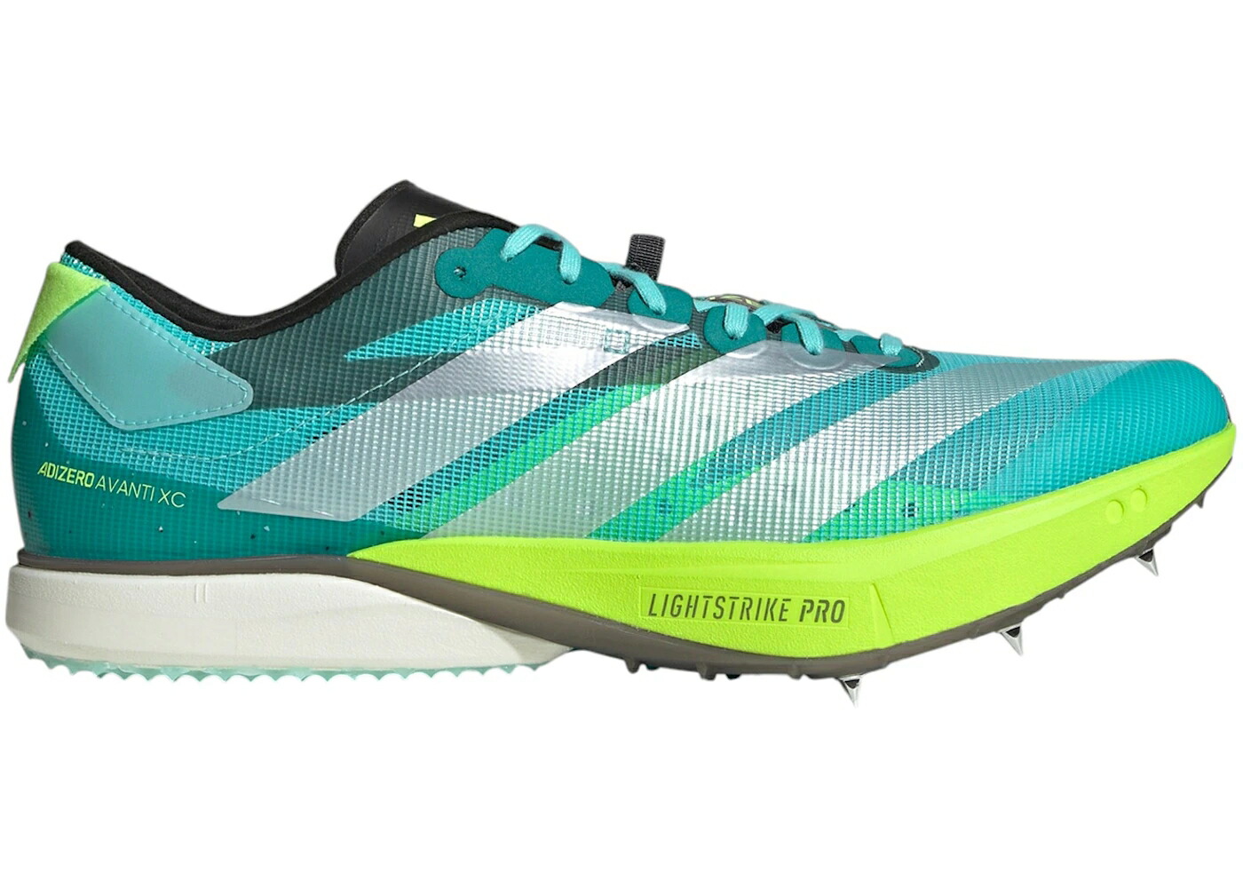 アディダス アディゼロ アバンティ アヴァンティ アクア 皆無 スニーカー メンズ ADIDAS ADIZERO AVANTI XC FLASH AQUA ZERO METALIC LUCID LEMON / FLASH AQUA ZERO METALIC LUCID