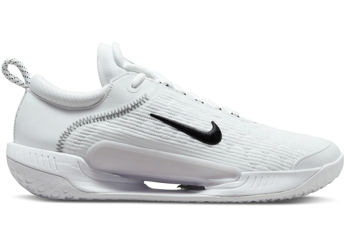 ナイキ ズーム コート 白色 ホワイト 黒色 ブラック スニーカー メンズ NIKE ZOOM COURT NXT HC WHITE BLACK / WHITE BLACK