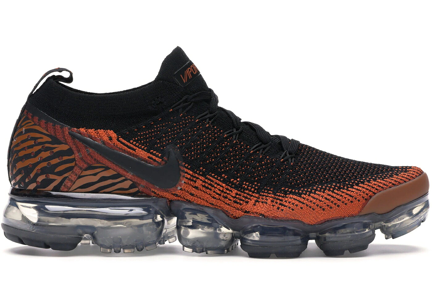 ナイキ 橙 オレンジ色 黒いこと 黒いこと エアヴェイパーマックス スニーカー メンズ NIKE AIR VAPORMAX 2 TIGER / DESERT ORANGE TOTAL ORANGE BLACK