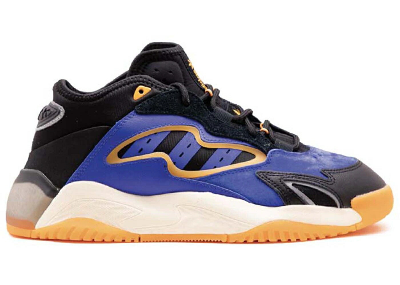 アディダス ストリートボール 黒色 ブラック 紫 パープル コア 橙 オレンジ ラッシュ スニーカー メンズ ADIDAS STREETBALL II BLACK PURPLE GUM / CORE BLACK ORANGE RUSH ECRU TINT