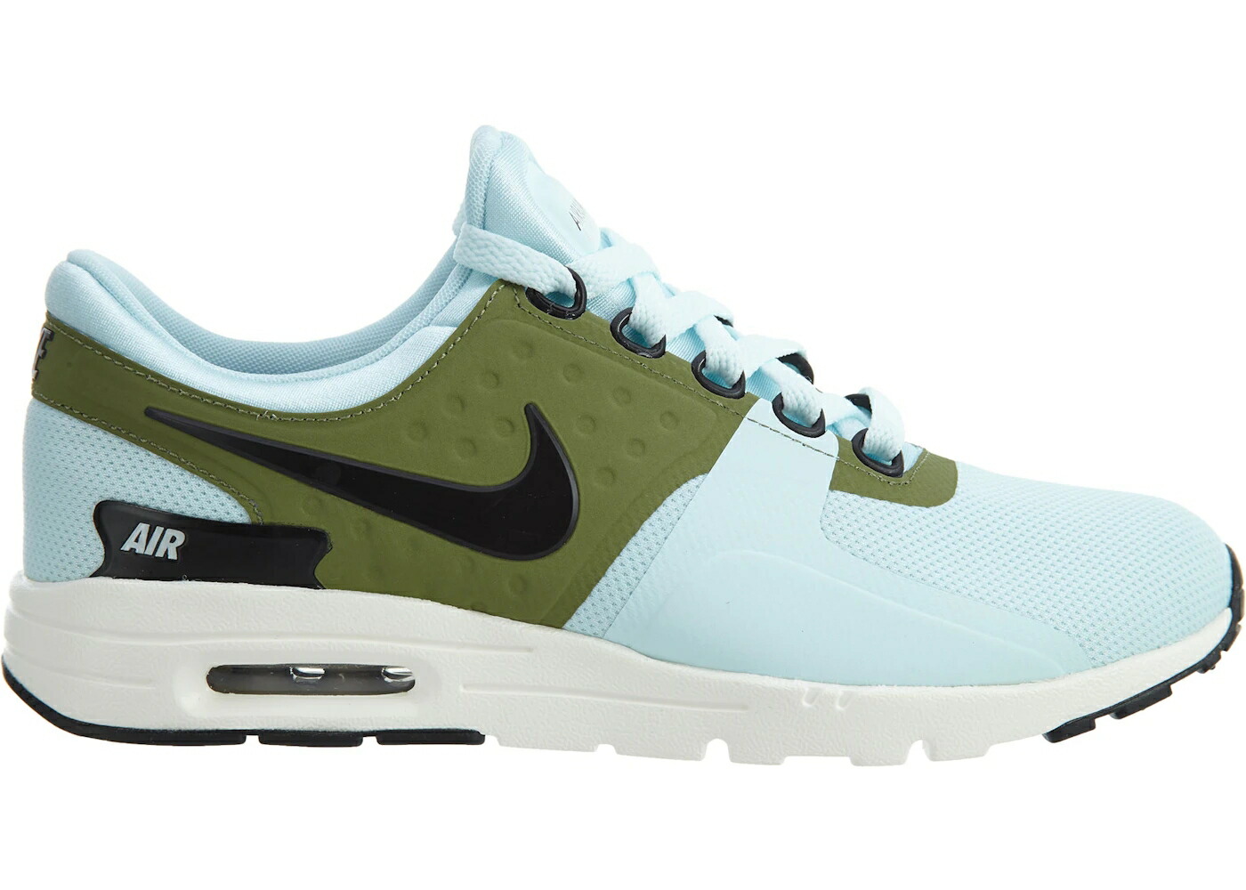 ナイキ エアマックス ゼロ 青色 ブルー 黒色 ブラック アイボリー WOMEN'S スニーカー レディース NIKE W AIRMAX ZERO GLACIER BLUE BLACK-IVORY (WOMEN'S) / GLACIER BLUE BLACK IVORY