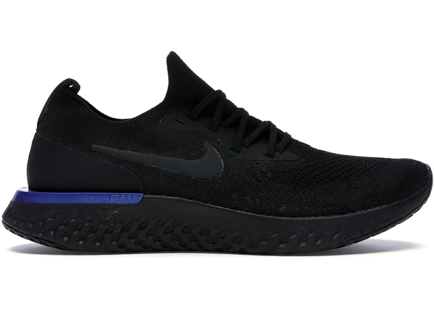 ナイキ エピック リアクト フライニット 黒色 ブラック 青色 ブルー スニーカー メンズ NIKE EPIC REACT FLYKNIT BLACK RACER BLUE / BLACK BLACK RACER BLUE 55,440円