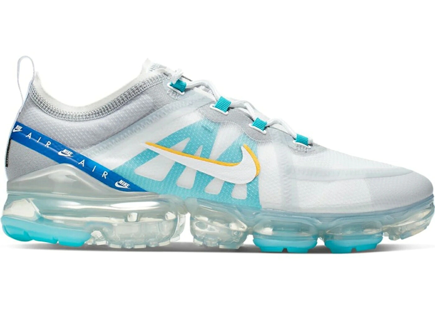 ナイキ 白いこと 白いこと ゴールド 薄墨色 薄墨色 エアヴェイパーマックス スニーカー メンズ NIKE AIR VAPORMAX 2019 WHITE UNIVERSITY GOLD WOLF GREY / WHITE WHITE UNIVERSITY GOLD WOLF