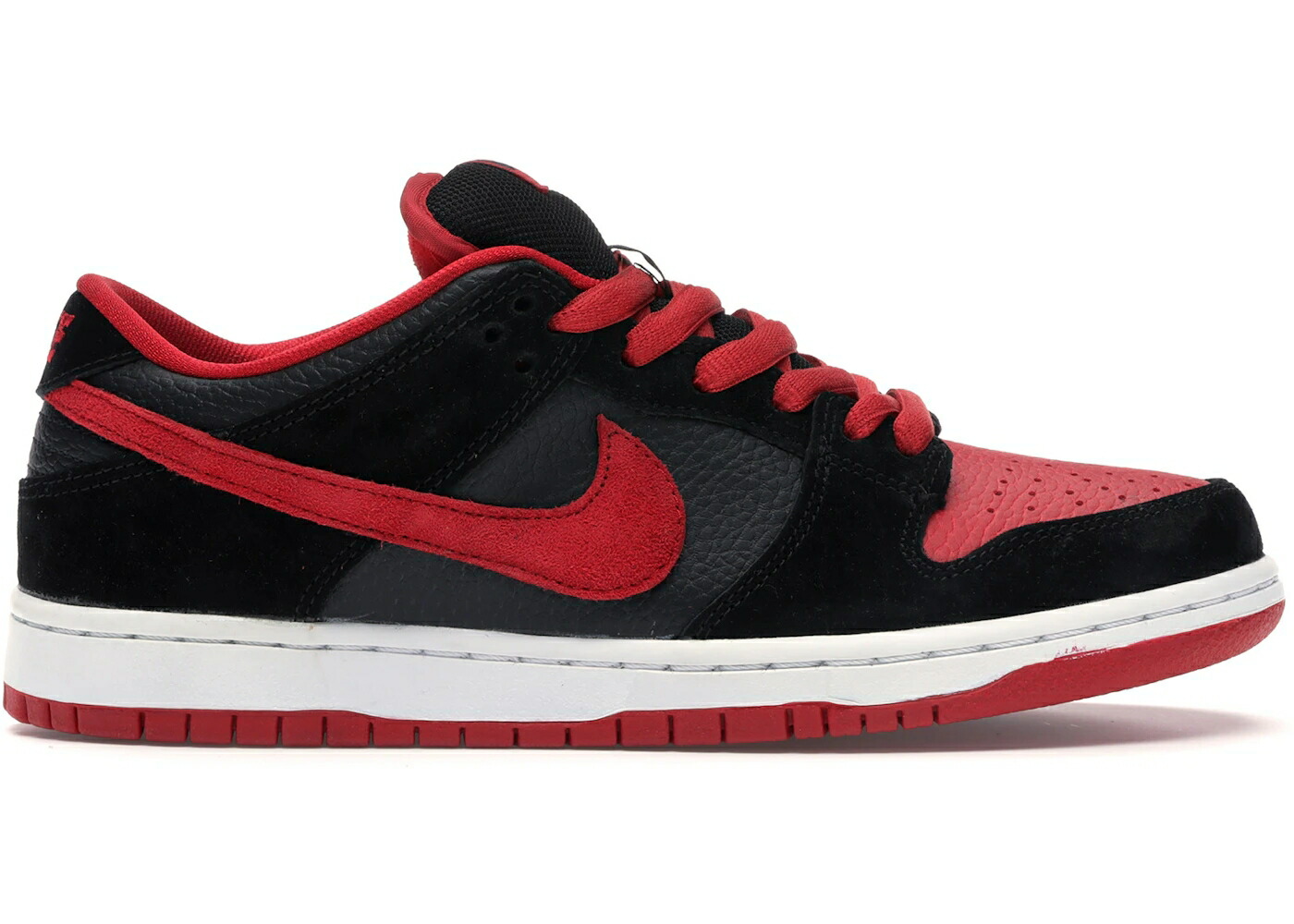 ナイキ エスビー ダンク 黒色 ブラック 赤 レッド ダンクロー スニーカー メンズ NIKE SB DUNK LOW J PACK BRED / BLACK UNIVERSITY RED BLACK