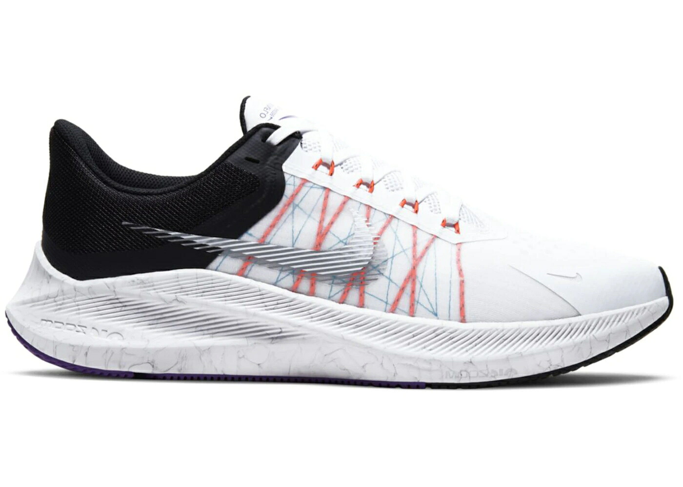 ナイキ 白いこと 白いこと クリムゾン 黒いこと 黒いこと スニーカー メンズ NIKE WINFLO 8 WHITE FLASH CRIMSON / WHITE BLACK FLASH CRIMSON