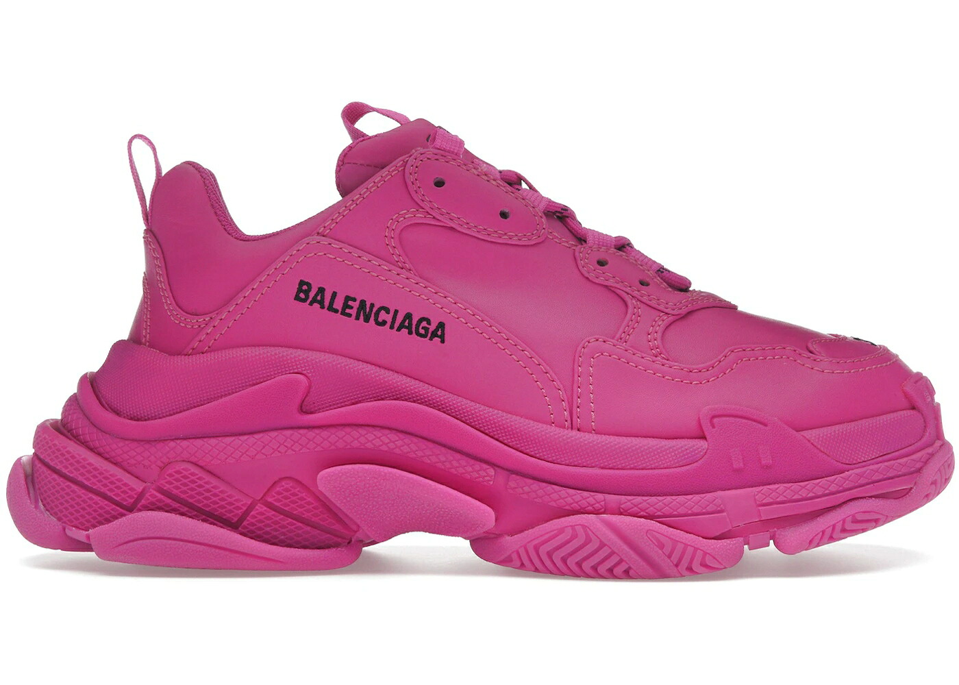 バレンシアガ なめし革 サクラ色 WOMEN\u0027S スニーカー レディース BALENCIAGA TRIPLE S FAUX LEATHER DARK PINK (WOMEN\u0027S) / DARK PINK