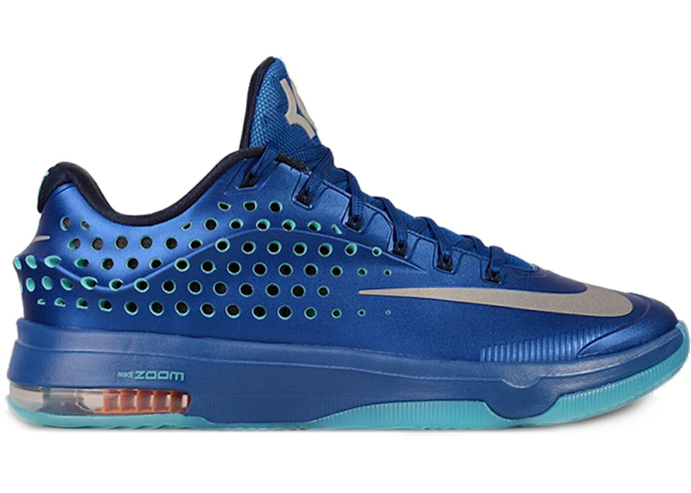 ナイキ エリート 青色 ブルー スニーカー メンズ NIKE KD 7 ELITE ELEVATE / GYM BLUE LIGHT RETRO OBSIDIAN