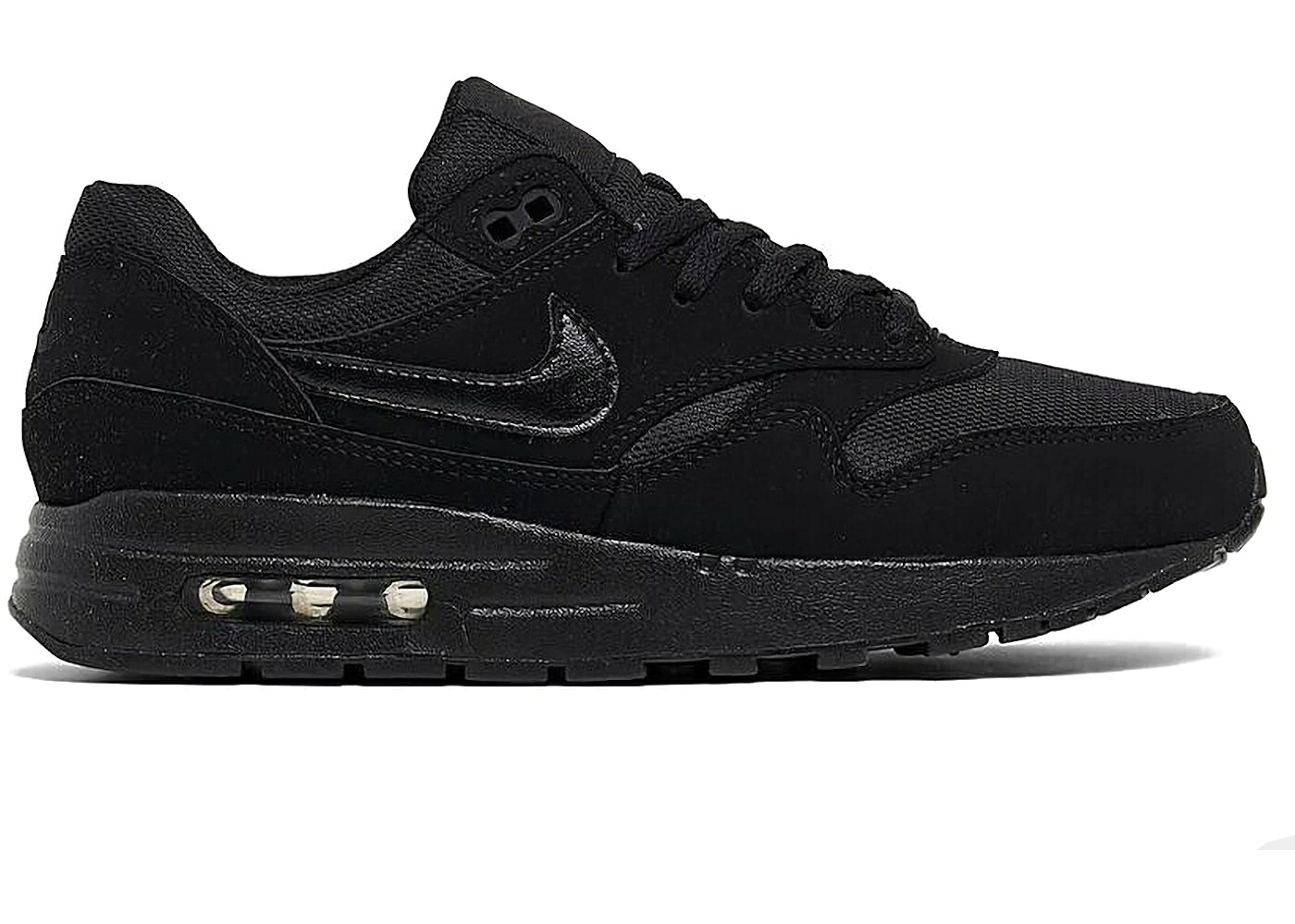 ナイキ マックス 黒色 ブラック エアマックス ジュニア キッズ NIKE AIR MAX 1 TRIPLE BLACK (GS) / BLACK BLACK BLACK ベビー マタニティ スニーカー|スニケス