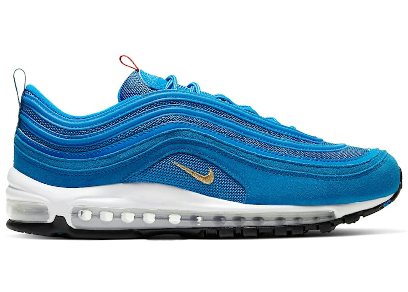 ナイキ マックス オリンピック リング 青色 ブルー 白色 ホワイト 黒色 ブラック エアマックス スニーカー メンズ NIKE AIR MAX 97 OLYMPIC RINGS PACK BLUE / PHOTO BLUE WHITE BLACK METALLIC