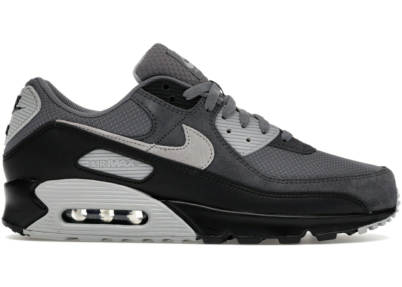 ナイキ マックス 灰色 グレー 黒色 ブラック エアマックス スニーカー メンズ NIKE AIR MAX 90 SMOKE GREY BLACK PHOTON DUST / SMOKE GREY BLACK DARK SMOKE GREY