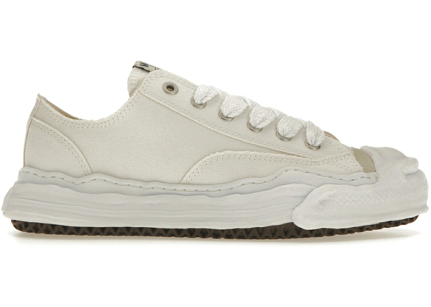 住みか ミハラヤスヒロ 白いこと 白いこと スニーカー メンズ MAISON MIHARA YASUHIRO MAISON MIHARA YASUHIRO HANK OG SOLE CANVAS LOW WHITE / WHITE WHITE