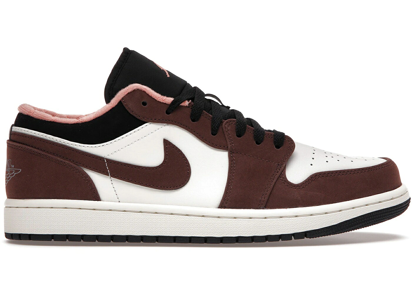 ナイキ ジョーダン クリムゾン スニーカー メンズ JORDAN 1 LOW MOCHA / LIGHT CHOCOLATE CRIMSON BLISS