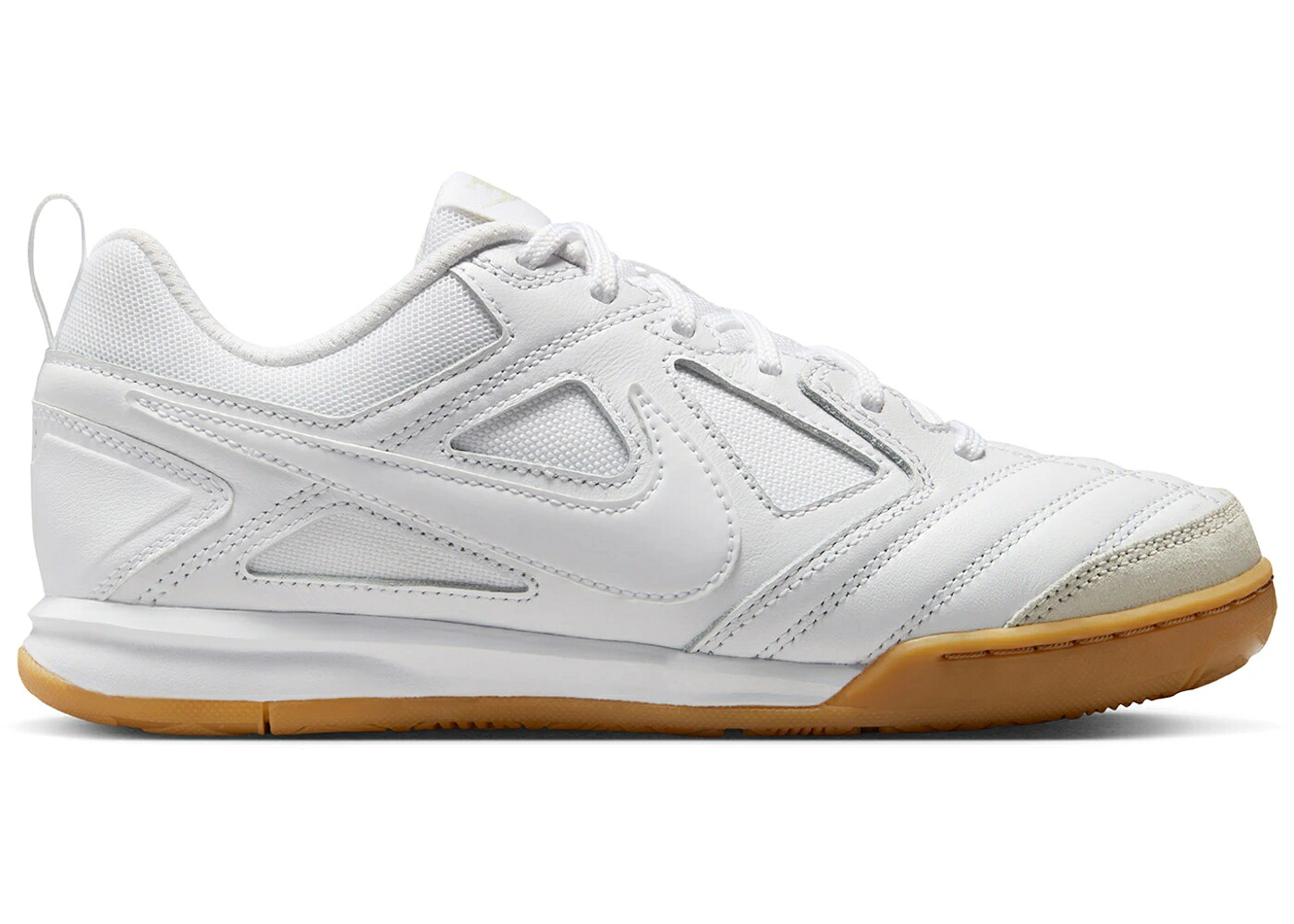 ナイキ ガトー 白色 ホワイト 茶色 ブラウン ジュニア キッズ NIKE GATO WHITE GUM LIGHT BROWN (GS) / WHITE GUM LIGHT BROWN WHITE ベビー マタニティ スニーカー|スニケス