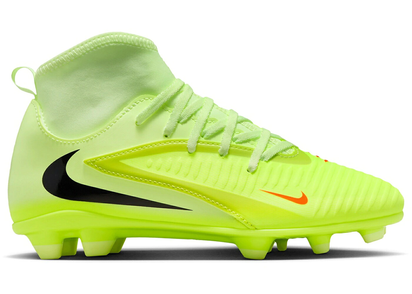ナイキ ハイ クラブ ライム 黒色 ブラック クリムゾン ジュニア キッズ NIKE PHANTOM 6 HIGH CLUB MG LIFE LIME BLACK (GS) / HYPER CRIMSON LIFE LIME BLACK ベビー マタニティ スニーカー