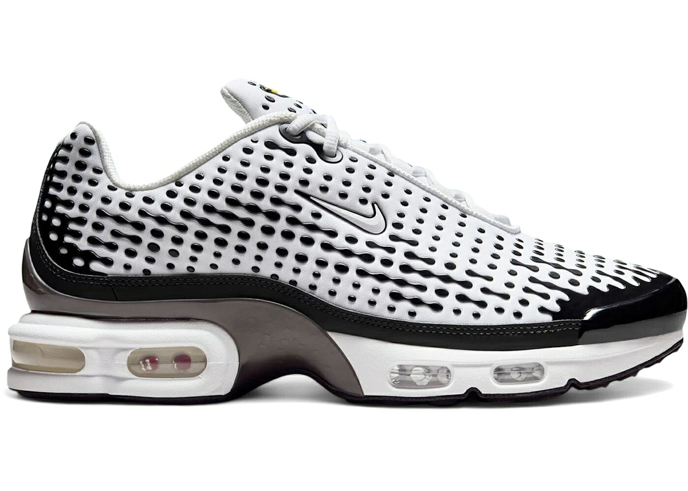 ナイキ マックス 白色 ホワイト 黒色 ブラック 灰色 グレー エアマックスプラス スニーカー メンズ NIKE AIR MAX PLUS 7 WHITE BLACK / WHITE BLACK SMOKE GREY|スニケス
