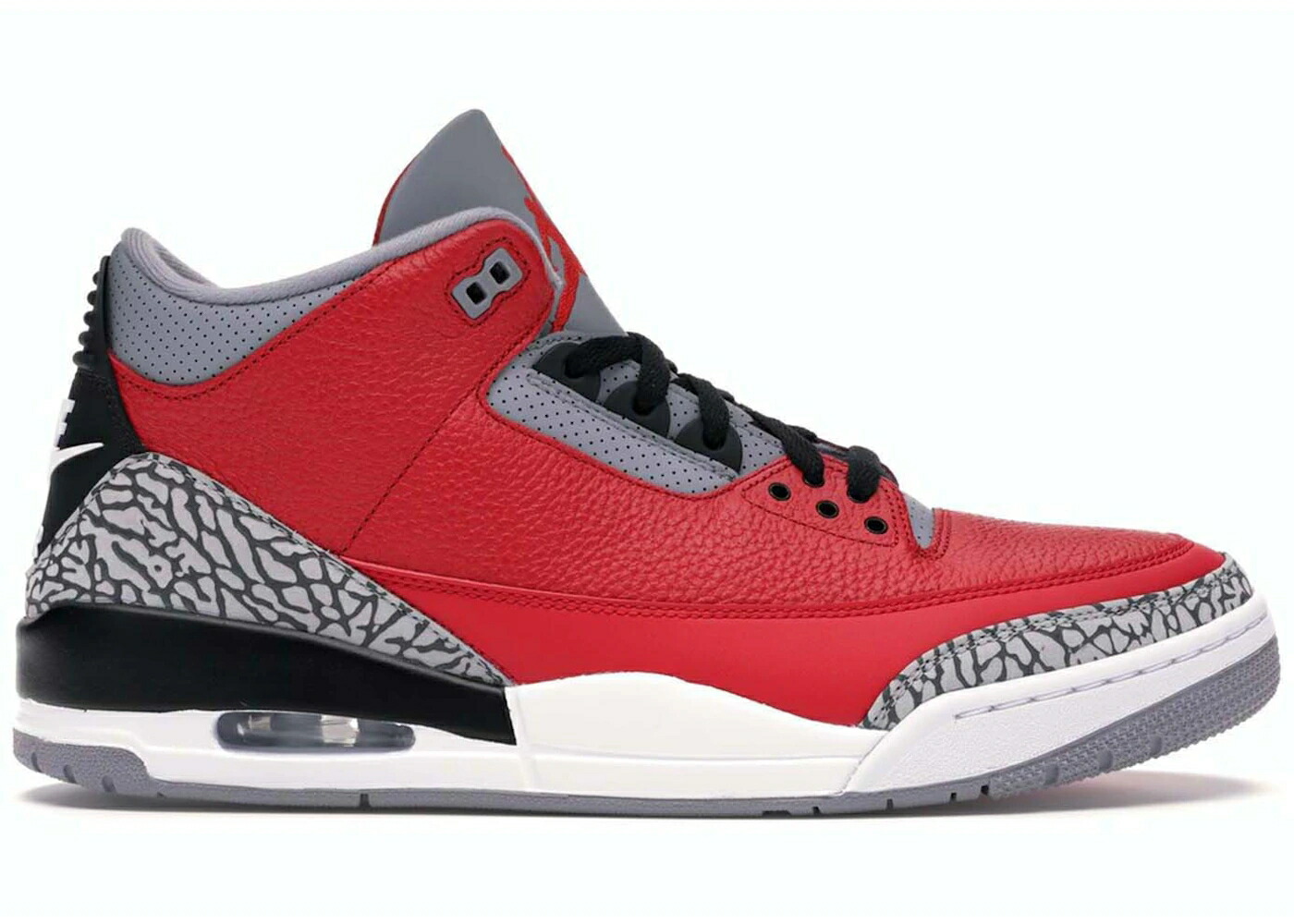 ナイキ ジョーダン 火の手 赤 赤いこと 薄墨色 シメント 薄墨色 スニーカー メンズ JORDAN 3 RETRO SE UNITE / FIRE RED FIRE RED CEMENT GREY