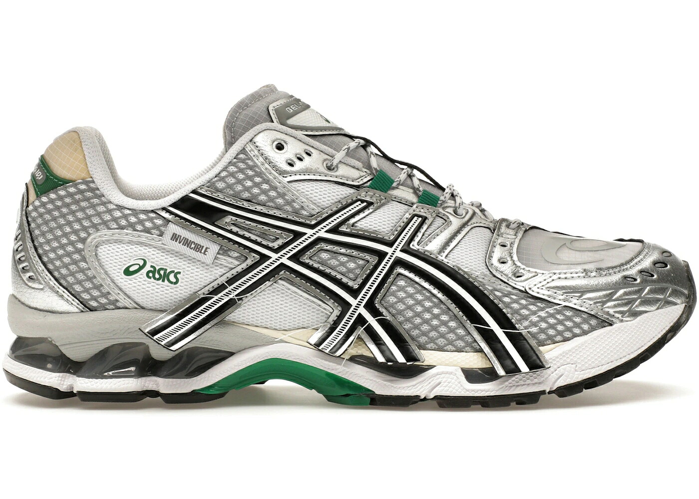 アシックス 緑 グリーン ピュア 銀色 シルバー 10.1 スニーカー メンズ ASICS GEL-NIMBUS INVINCIBLE HTTP 404 GREEN / PURE SILVER KALE|スニケス
