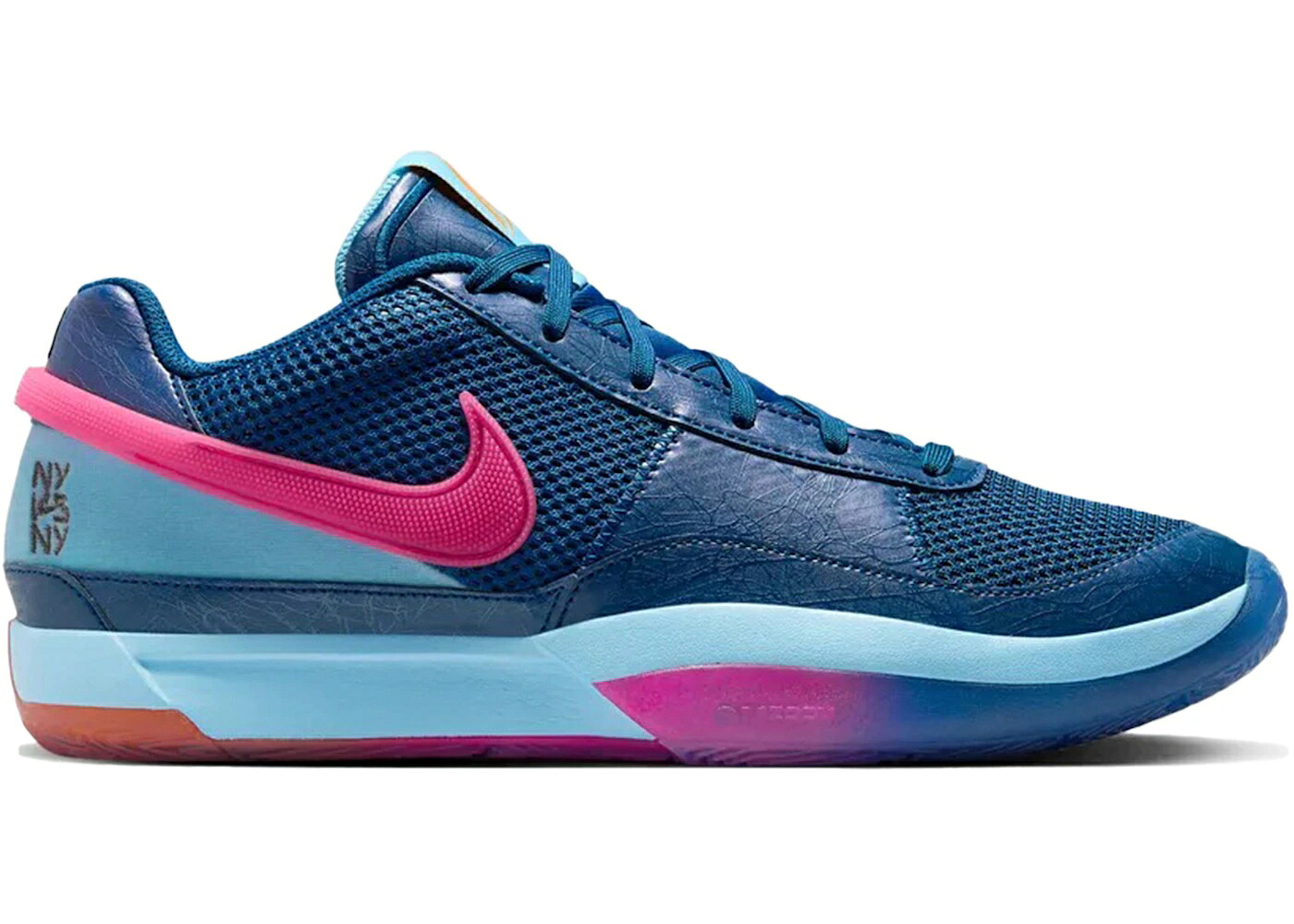 ナイキ コート 青色 ブルー ピンク VS. スニーカー メンズ NIKE JA 1 NY / COURT BLUE HYPER PINK AQUARIUS|スニケス