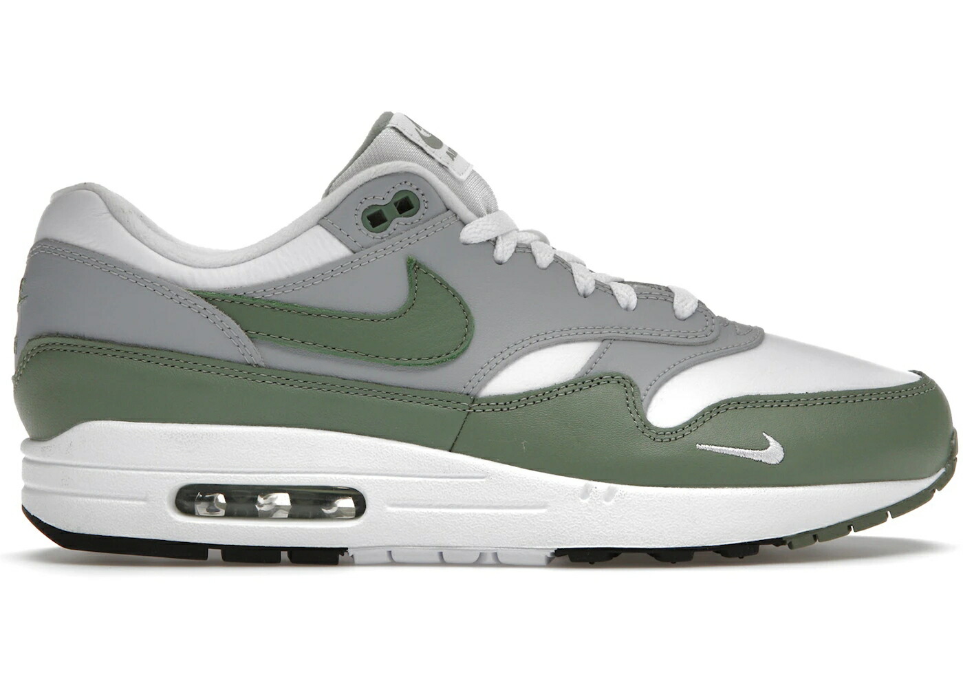 ナイキ マックス 白色 ホワイト 灰色 グレー エアマックス スニーカー メンズ NIKE AIR MAX 1 SPIRAL SAGE / WHITE SPIRAL SAGE WOLF GREY