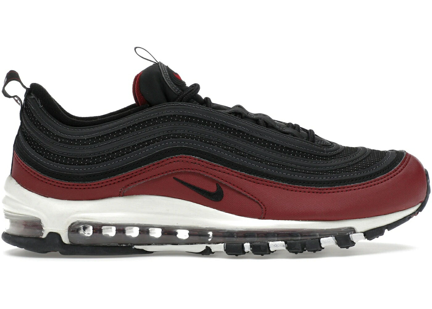 ナイキ マックス 黒色 ブラック チーム 赤 レッド エアマックス スニーカー メンズ NIKE AIR MAX 97 BLACK TEAM RED / TEAM RED BLACK ANTHRACITE SUMMIT