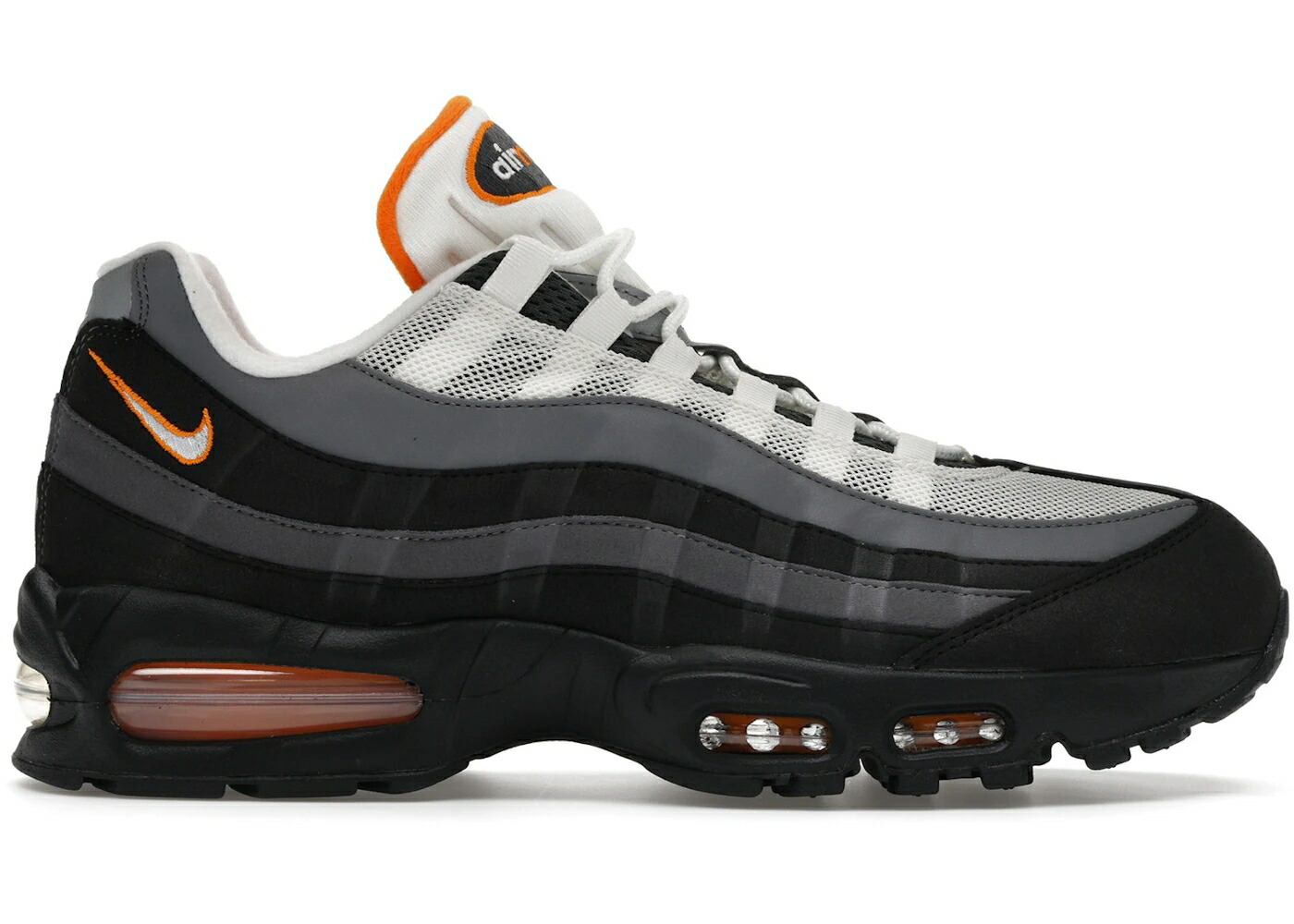 ナイキ マックス 砂上の楼閣 黒いこと 黒いこと 大気圏マックス スニーカー メンズ NIKE AIR MAX 95 OG BIG BUBBLE BLACK BRIGHT CERAMIC / BLACK BRIGHT CERAMIC SUMMIT