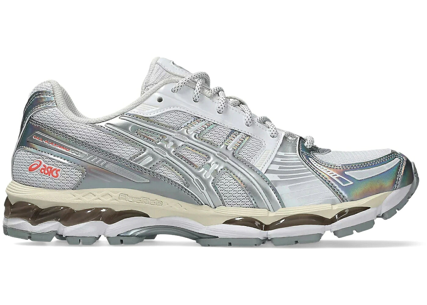 アシックス 白色 ホワイト ピュア 銀色 シルバー 12.1 スニーカー メンズ ASICS GEL-KAYANO HOLIDAY PACK WHITE PURE SILVER / WHITE PURE SILVER｜スニケス