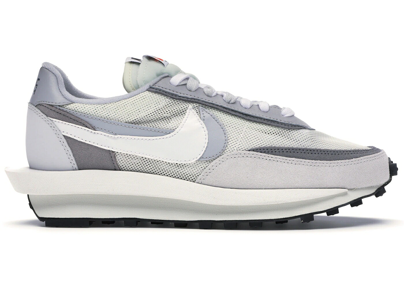 ナイキ ワーヘル 白いこと 白いこと 薄墨色 薄墨色 スニーカー メンズ NIKE LD WAFFLE SACAI SUMMIT WHITE / SUMMIT WHITE WHITE WOLF GREY 靴-スニーカー-メンズ靴