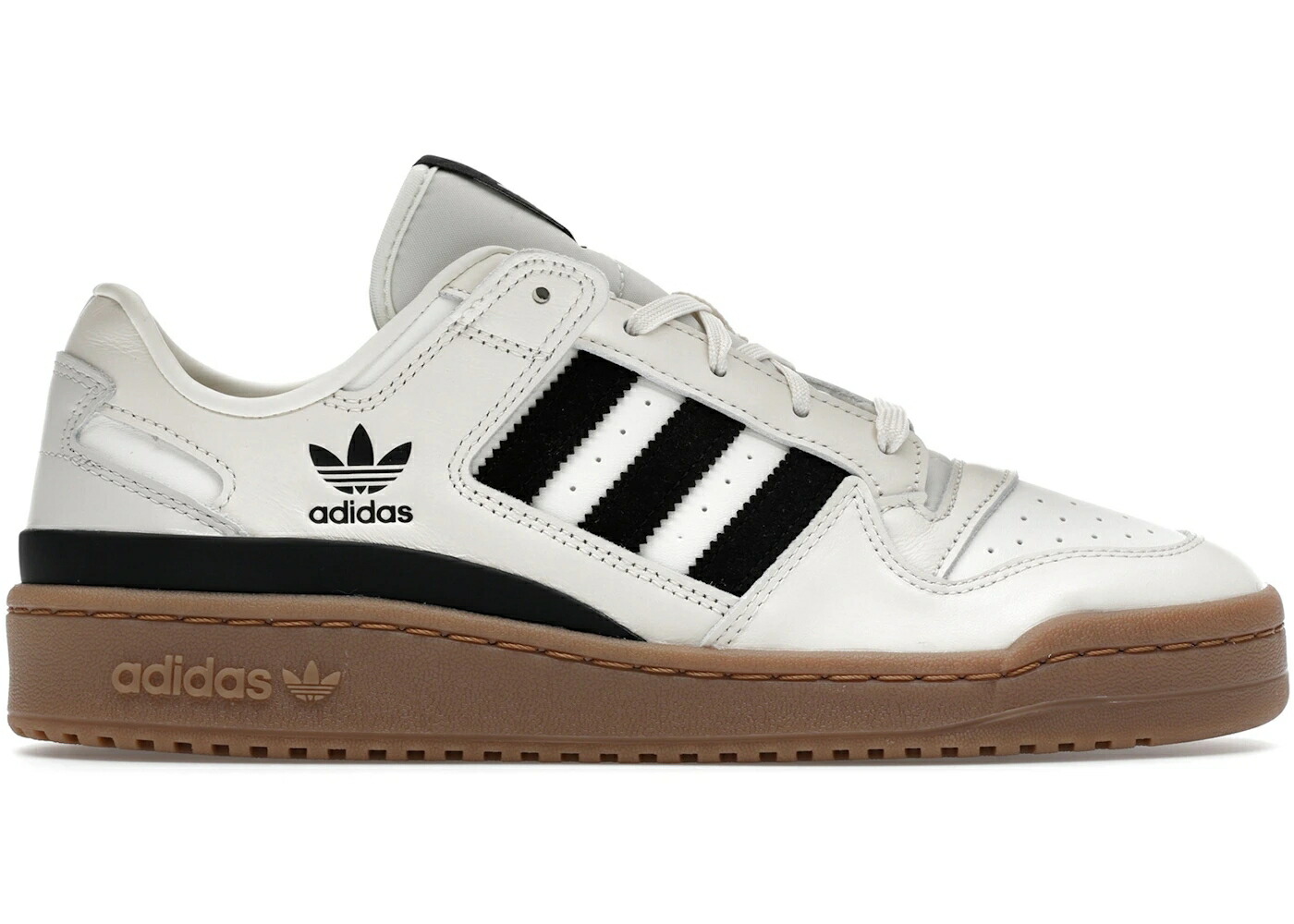 アディダス フォーラム 白色 ホワイト 黒色 ブラック コア スニーカー メンズ ADIDAS FORUM LOW CLOUD WHITE BLACK GUM / CLOUD WHITE CORE BLACK ORBIT