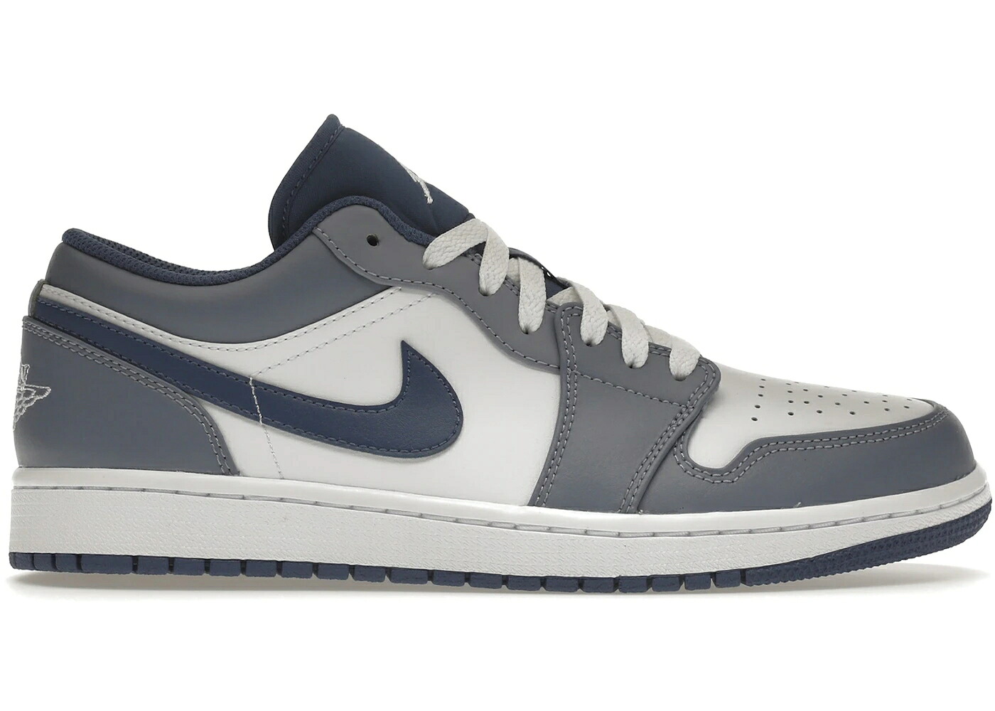 ナイキ ジョーダン 紺色 米国海軍 白いこと 白いこと スニーカー メンズ JORDAN 1 LOW ASHEN SLATE / ASHEN SLATE MYSTIC NAVY WHITE