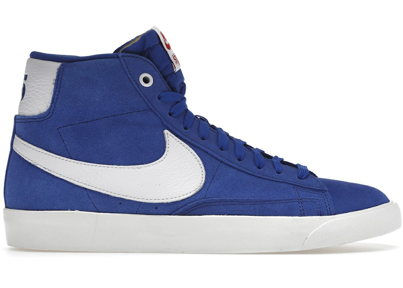 ナイキ ブレイザー ミッド ゲーム 白色 ホワイト ゲームロイヤル 青 ブルー スニーカー メンズ NIKE BLAZER MID STRANGER THINGS INDEPENDENCE DAY PACK / GAME ROYAL WHITE