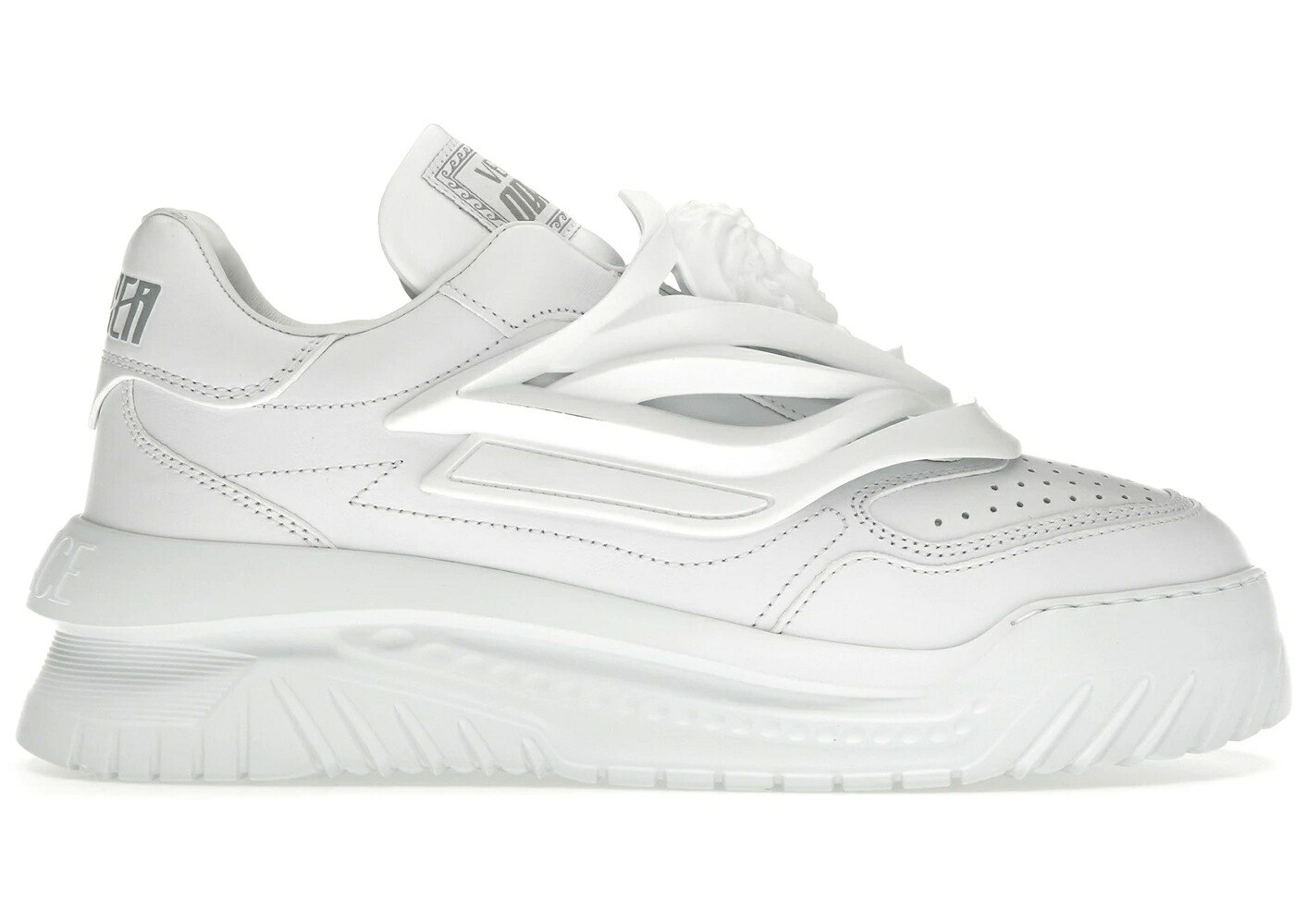 ヴェルサーチェ 白色 ホワイト スニーカー メンズ VERSACE ODISSEA WHITE / WHITE WHITE｜スニケス