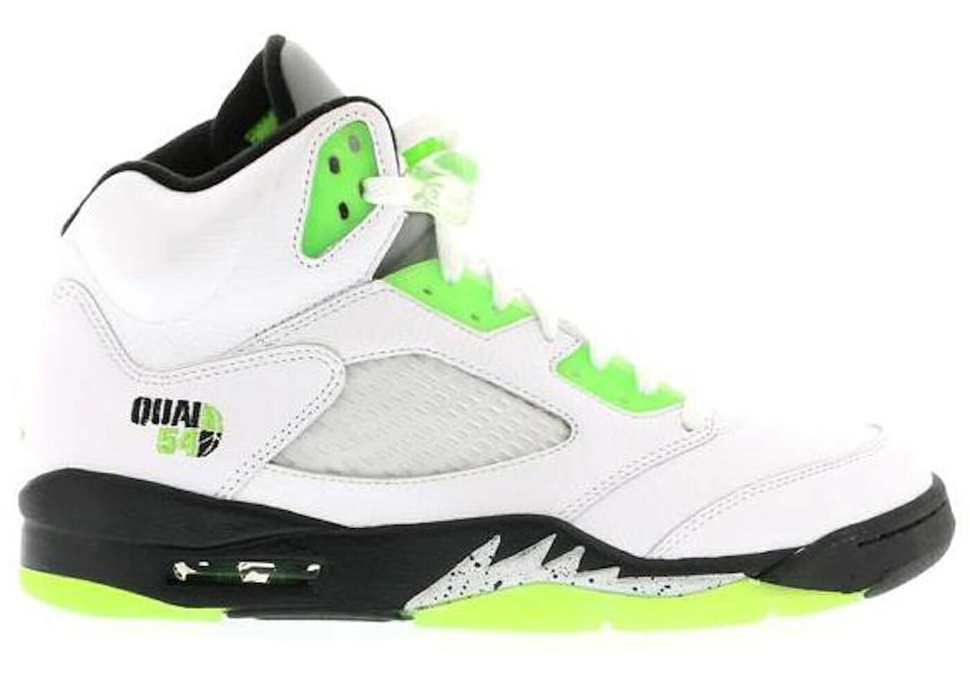 ナイキ ジョーダン 白色 ホワイト 黒色 ブラック 銀色 シルバー スニーカー メンズ JORDAN 5 RETRO QUAI 54 WHITE / WHITE BLACK METALLIC SILVER