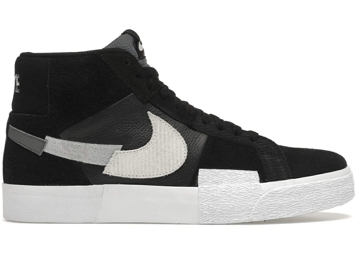 ナイキ ブレイザー ミッド 黒いこと 黒いこと 薄墨色 薄墨色 スニーカー メンズ NIKE BLAZER MID MOSAIC BLACK GREY / BLACK GREY