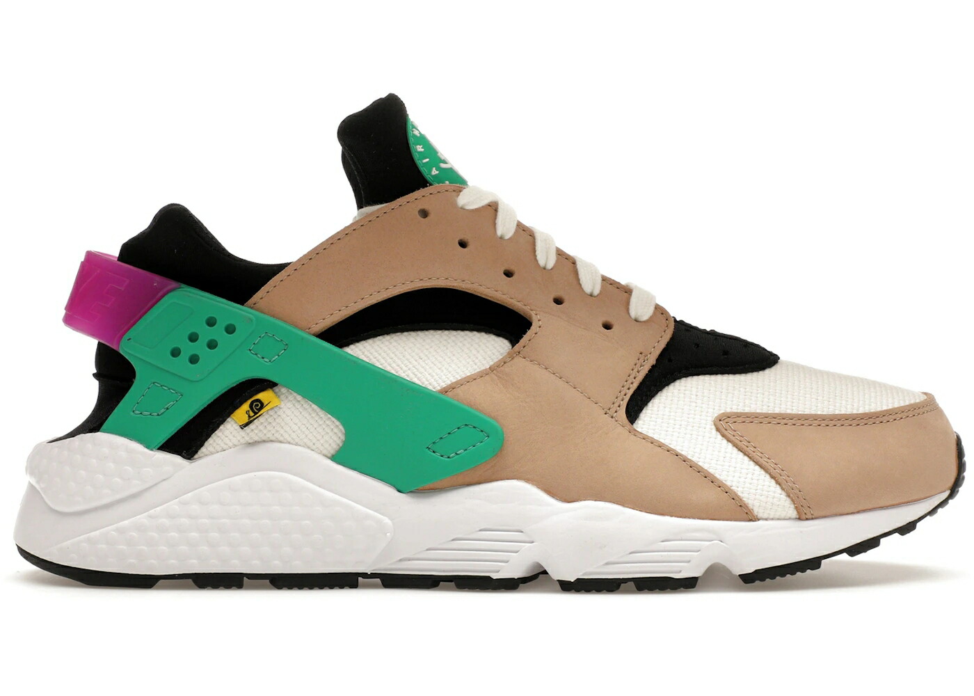 ナイキ ハラチ プレミアム 黒色 ブラック 白色 ホワイト スニーカー メンズ NIKE AIR HUARACHE PREMIUM MOVING COMPANY / SAIL BLACK WHITE HEMP