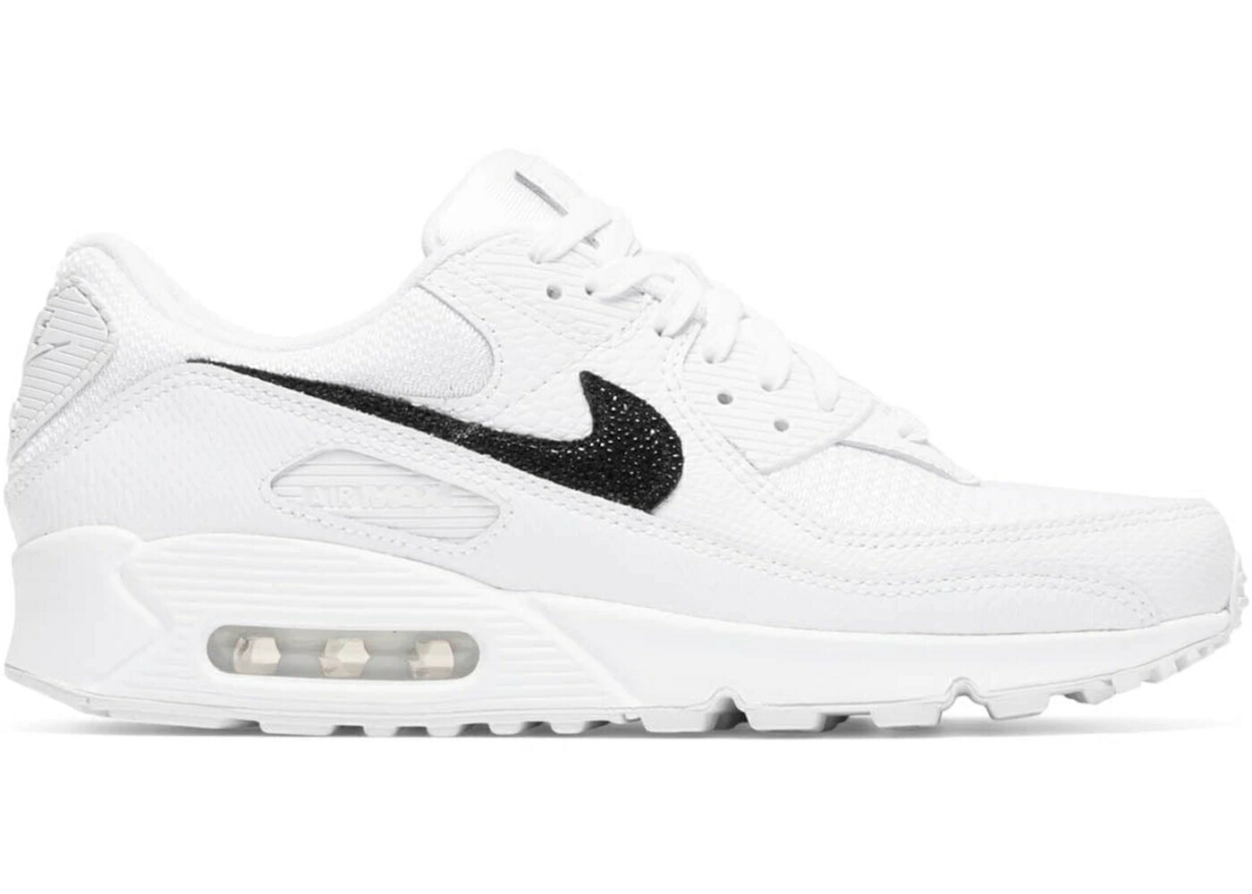 ナイキ マックス 白いこと 白いこと 黒いこと 黒いこと 大気圏マックス WOMEN\u0027S スニーカー レディース NIKE AIR MAX 90 SNAKESKIN WHITE BLACK (WOMEN\u0027S) / WHITE BLACK