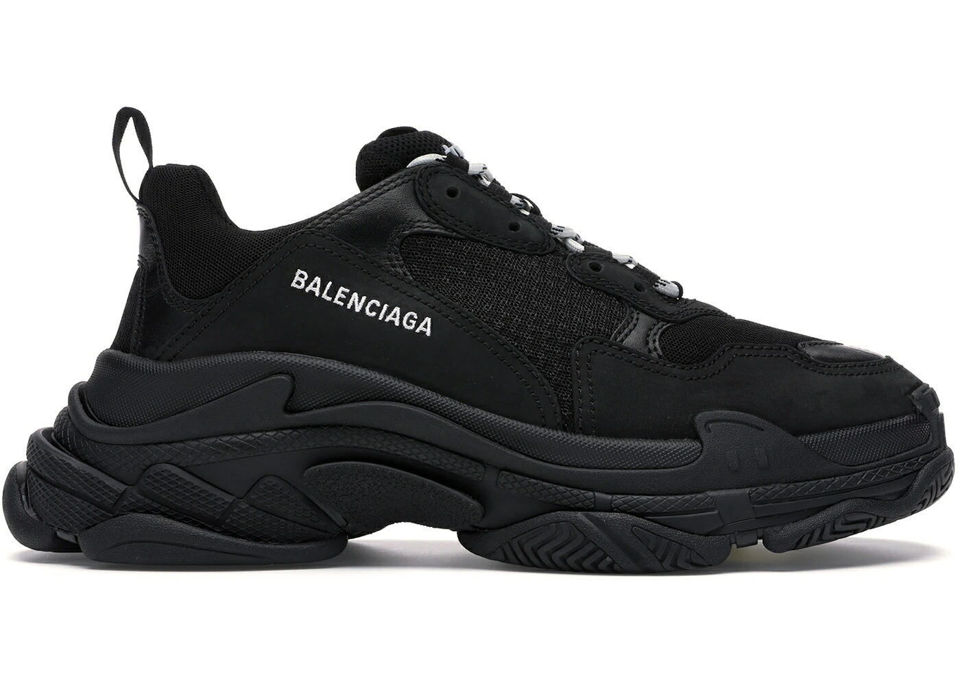 バレンシアガ 黒いこと 黒いこと スニーカー メンズ BALENCIAGA TRIPLE S BLACK (2019) / BLACK BLACK