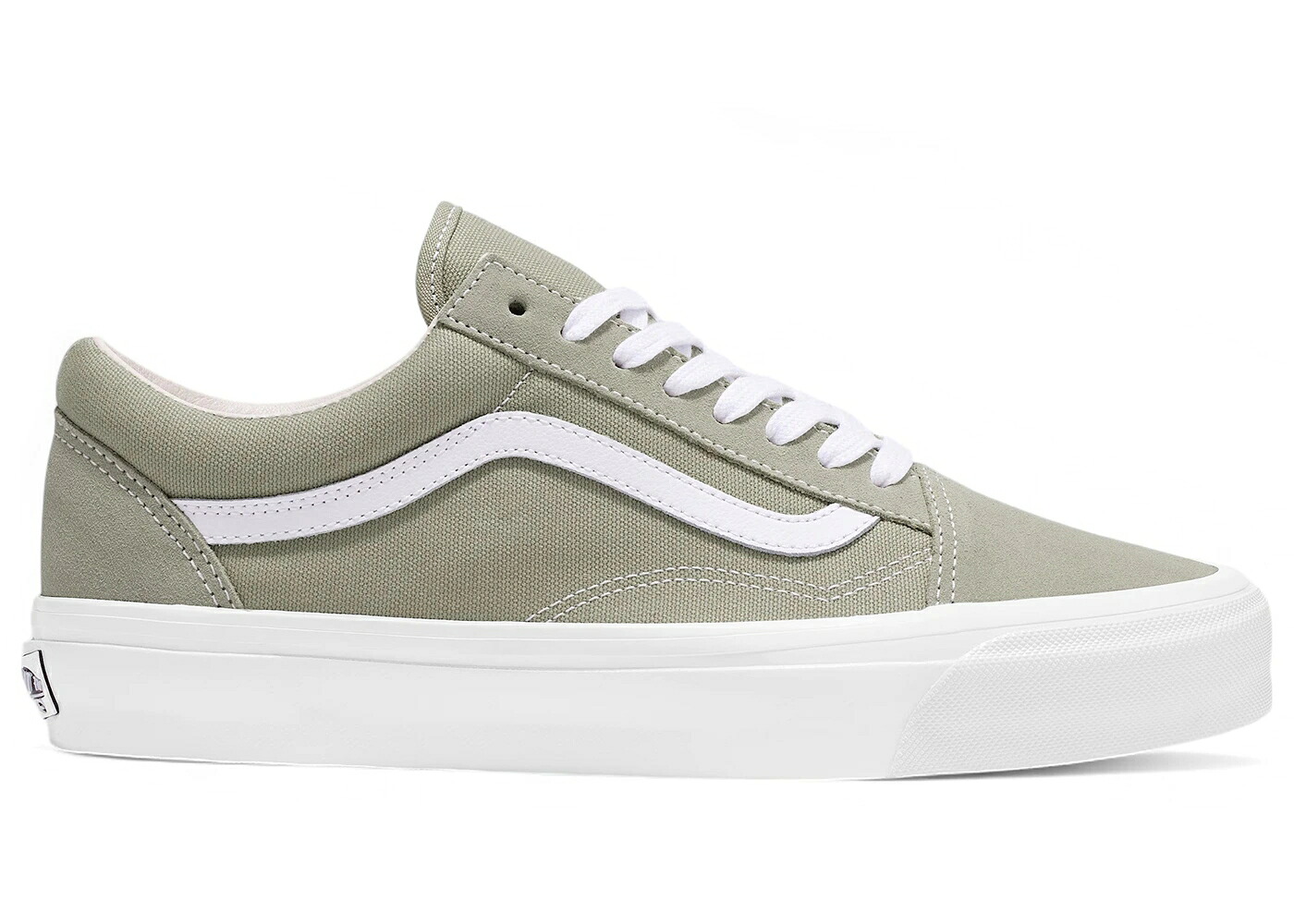 ヴァンズ バンズ プレミアム ベージュ オールドスクール スニーカー メンズ VANS PREMIUM OLD SKOOL EUCALYPTUS BEIGE / EUCALYPTUS BEIGE｜スニケス