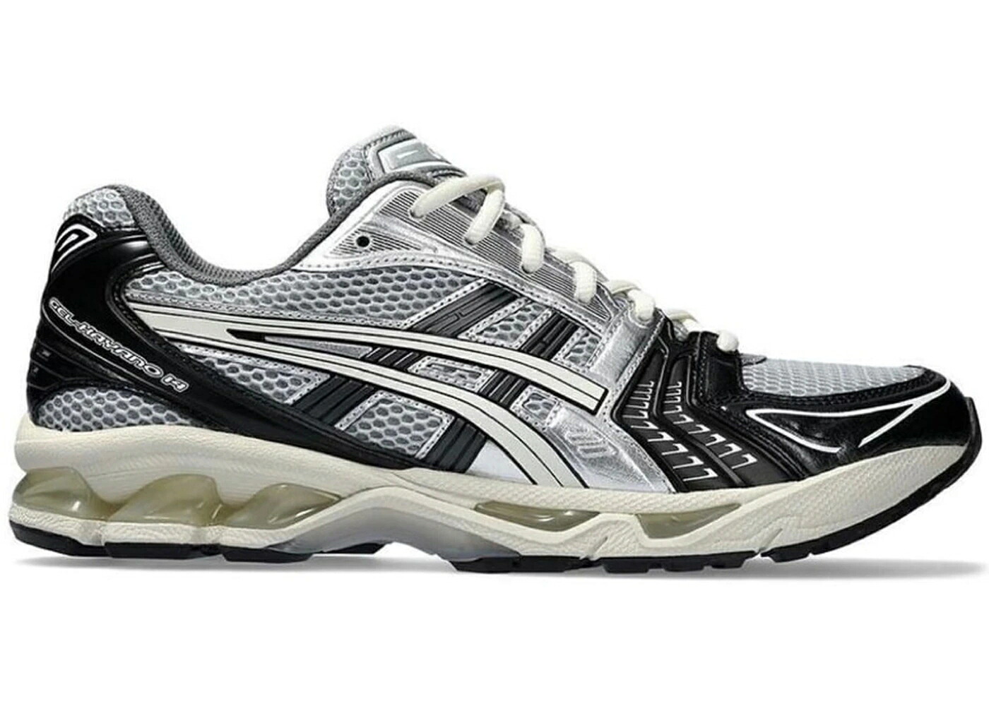 アシックス 黒色 ブラック 灰色 グレー 銀色 シルバー スニーカー メンズ ASICS GEL-KAYANO 14 BLACK GLACIER GREY SILVER / BLACK GLACIER GREY|スニケス