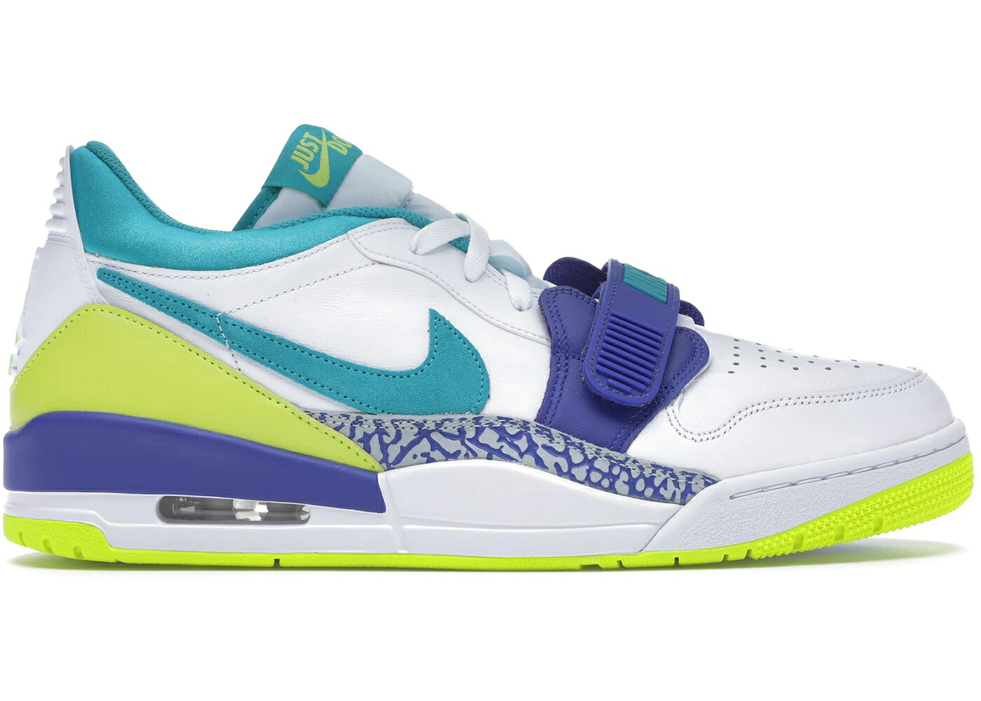 ナイキ ジョーダン レガシー 黄色 イエロー アクアマリン 白色 ホワイト スニーカー メンズ JORDAN LEGACY 312 LOW ULTRAMARINE NEON YELLOW AQUAMARINE / WHITE ULTRAMARINE NEON YELLOW｜スニケス 105,400円