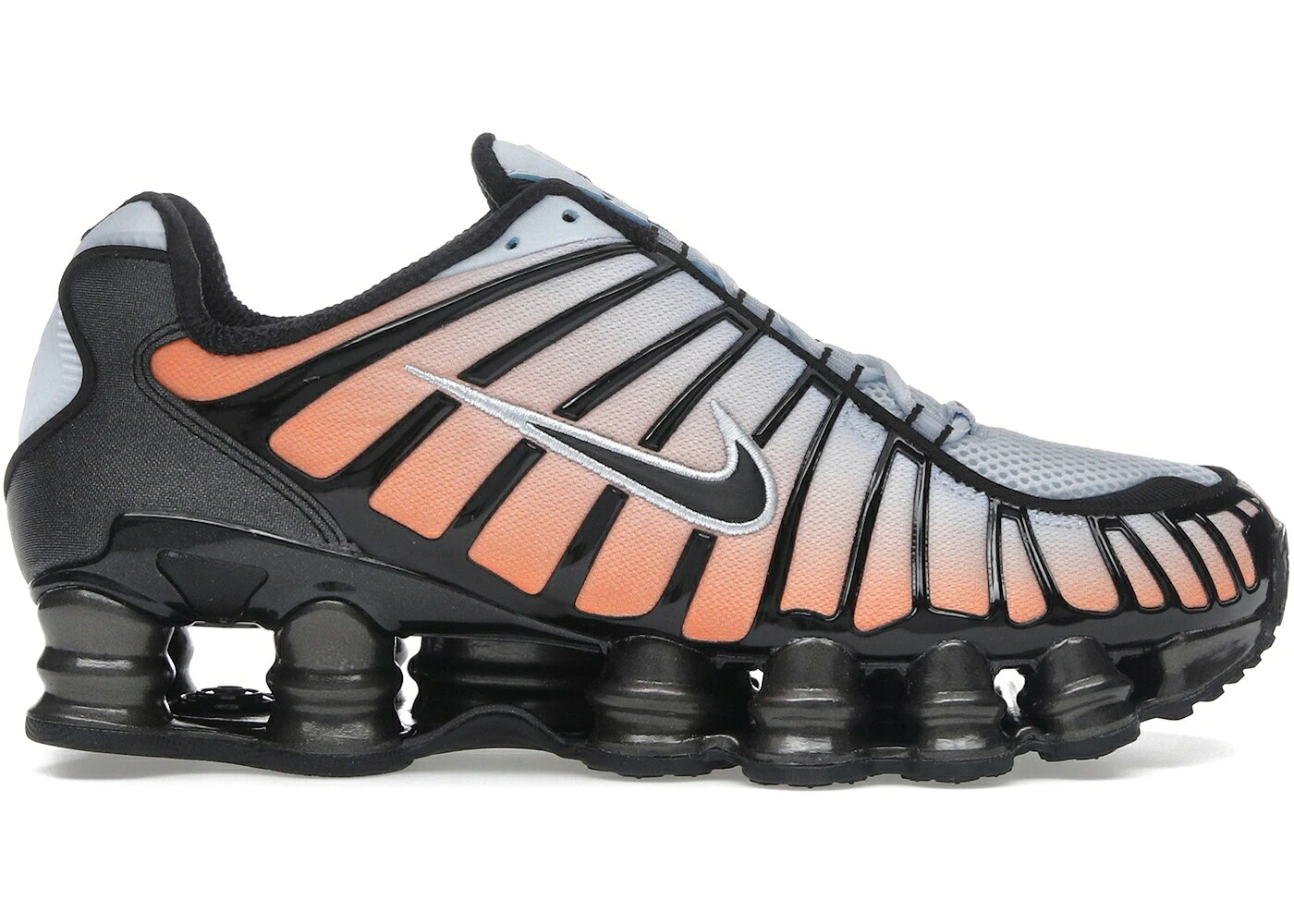 ナイキ ショックス 青味 青み 橙 オレンジ色 黒いこと 黒いこと WOMEN\u0027S スニーカー レディース NIKE SHOX TL BLUE TINT ORANGE (WOMEN\u0027S) / BLUE TINT BLACK TOTAL ORANGE