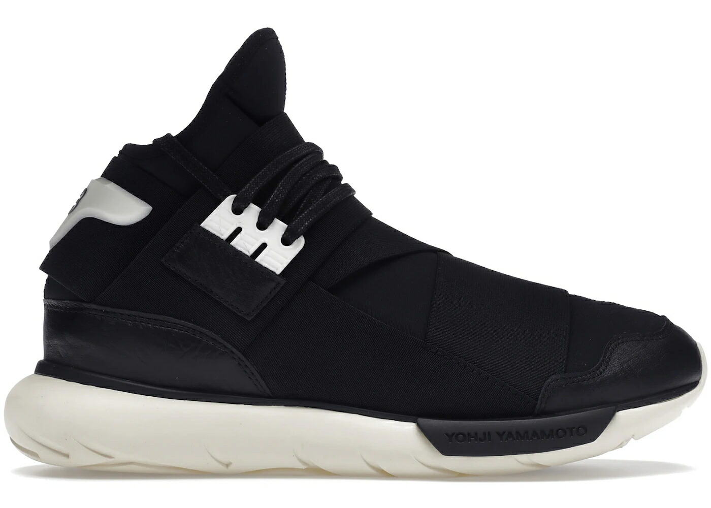 アディダス ハイ 黒色 ブラック 白色 ホワイト スニーカー メンズ ADIDAS Y-3 QASA HIGH BLACK WHITE / BLACK BLACK FLAT WHITE