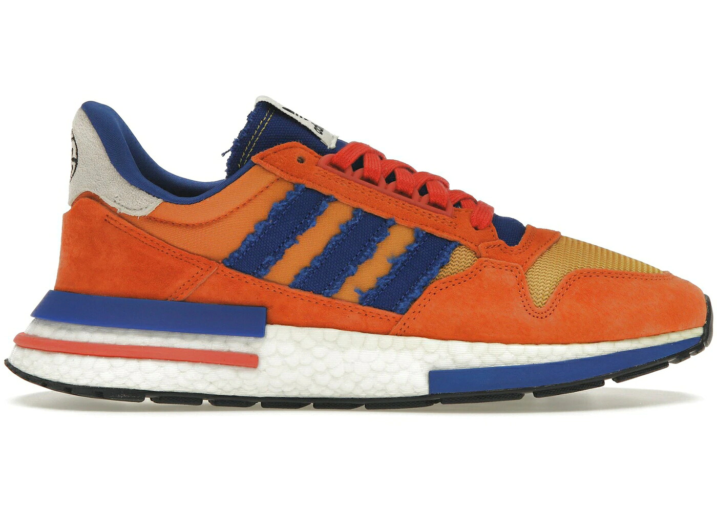 アディダス 火竜 橙 オレンジ色 スニーカー メンズ ADIDAS ZX 500 DRAGON BALL Z SON GOKU / ORANGE COLLEGIATE ROYAL HI RES
