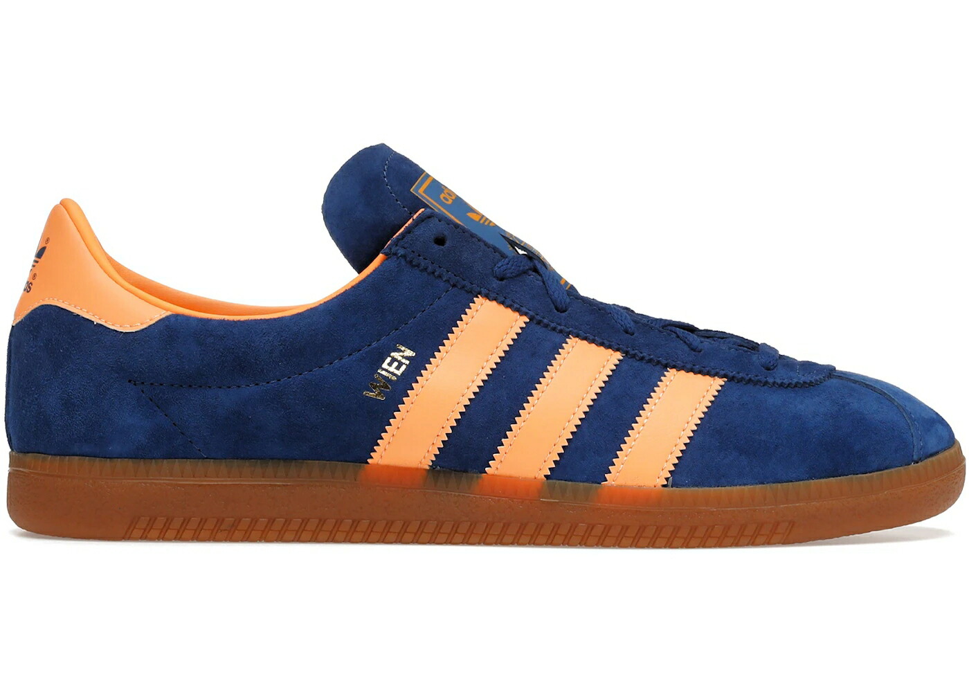 アディダス シティ シリーズ 青色 ブルー 橙 オレンジ ブルーバード スニーカー メンズ ADIDAS CITY SERIES WIEN BLUE TINT / INK ORANGE BLUEBIRD