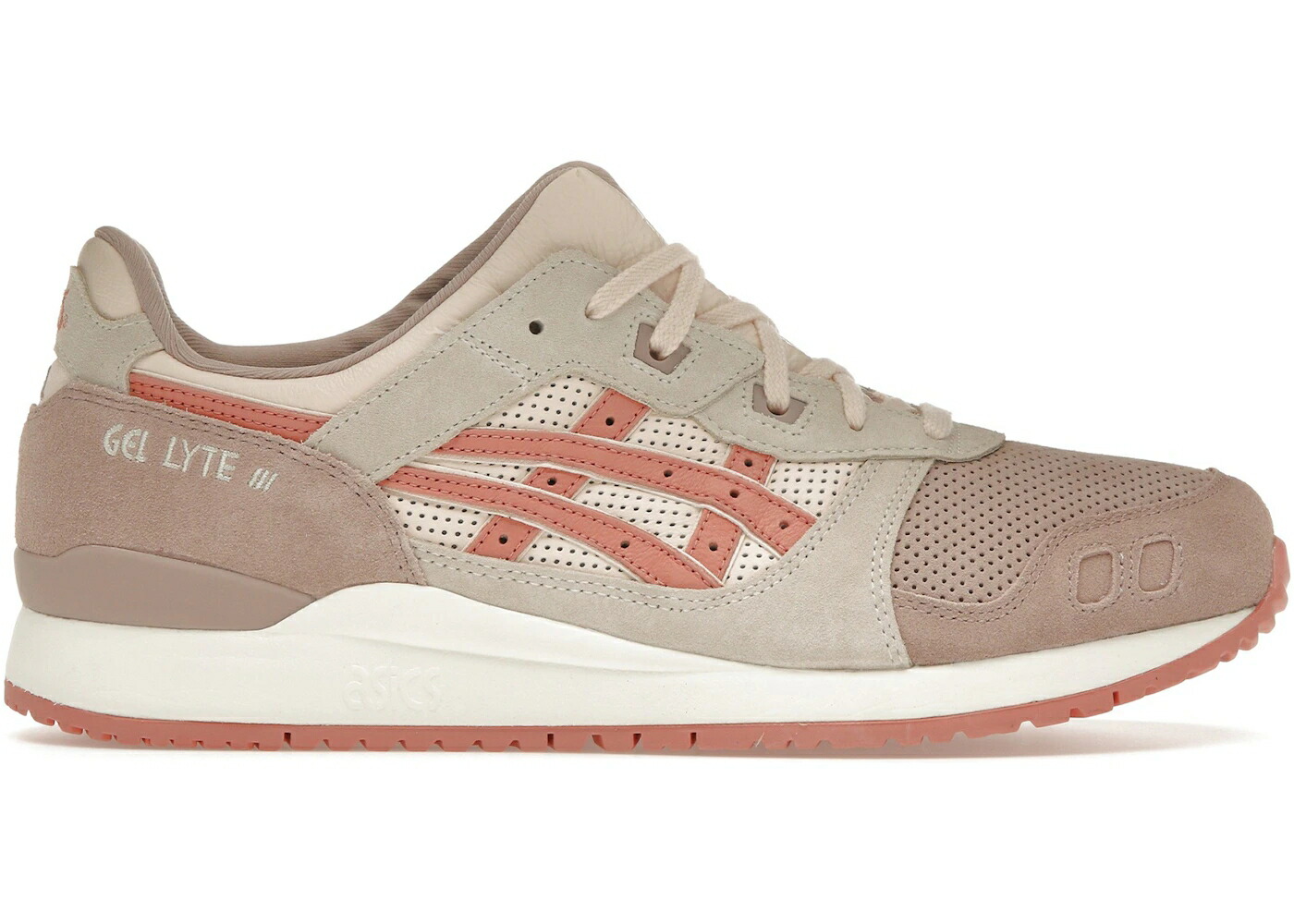 アシックス 先だつもの点火装置 スニーカー メンズ ASICS GEL-LYTE III OG COLORED TOE PACK SALMON / FAWN SALMON
