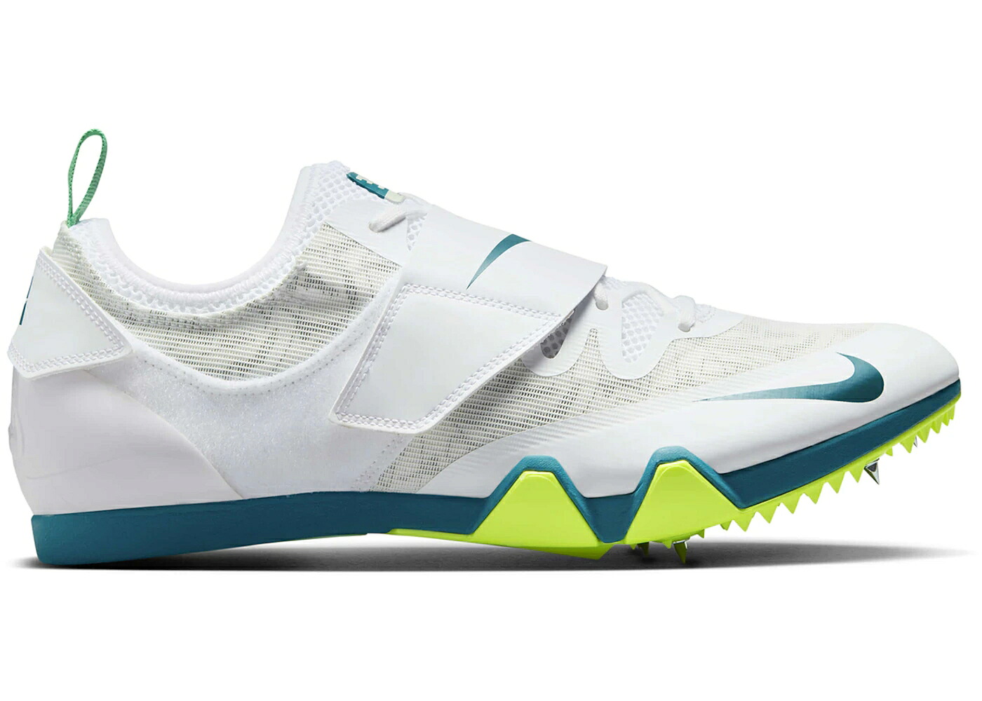 ナイキ ボルト エリート 白色 ホワイト 緑 グリーン スニーカー メンズ NIKE POLE VAULT ELITE WHITE BARELY GREEN ELECTRIC ALGAE BRIGHT SPRUCE / WHITE BARELY GREEN ELECTRIC｜スニケス 62,900円