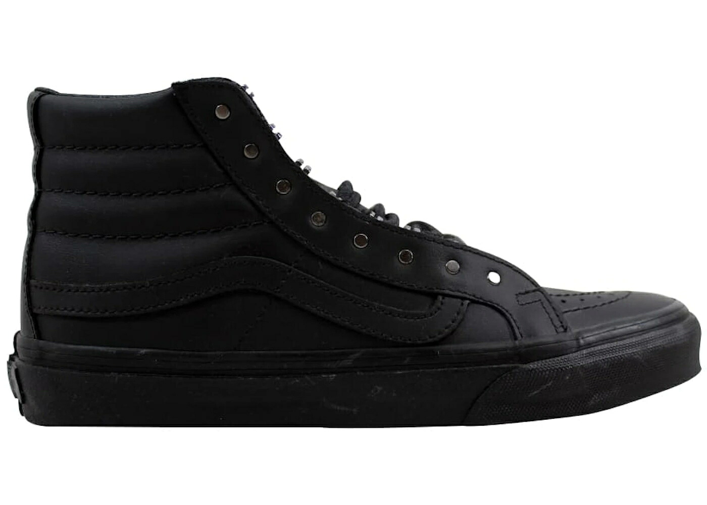 ヴァンズ バンズ か細い 黒いこと 黒いこと 滑る ご機嫌 スニーカー メンズ VANS SK8 HI SLIM RIVET GUNMETAL/BLACK / GUNMETAL BLACK